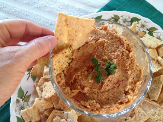 Sun-Dried Tomato Hummus – Can’t Stay Out Of The Kitchen – IMG_2606 ...