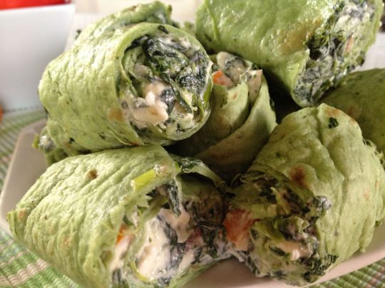 Spinach Roll Ups - Can't Stay Out of the Kitchen