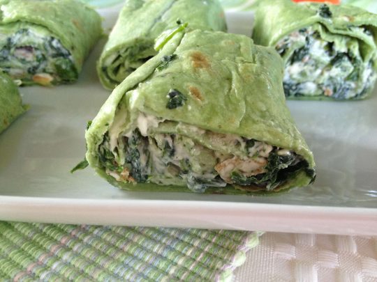 Spinach Roll Ups - Can't Stay Out of the Kitchen