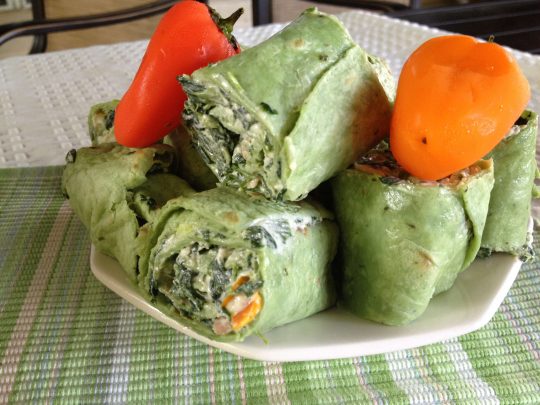 Spinach Roll Ups - Can't Stay Out of the Kitchen