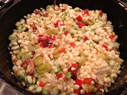 Southern Style Succotash Chowder - Can't Stay Out of the Kitchen