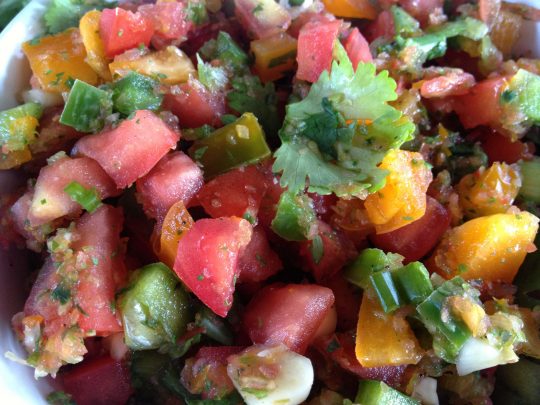 Chunky Homemade Salsa - Can't Stay Out of the Kitchen