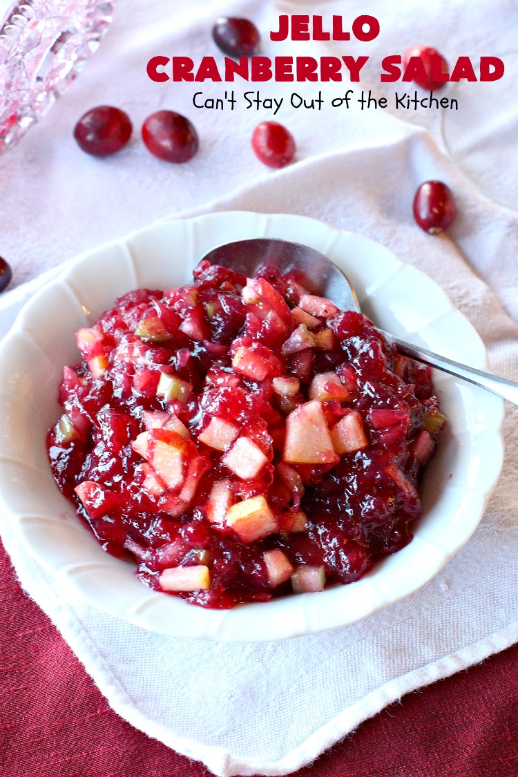 Jello Cranberry Salad Can't Stay Out of the Kitchen