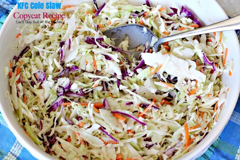 KFC Cole Slaw Copycat Recipe Can't Stay Out of the Kitchen