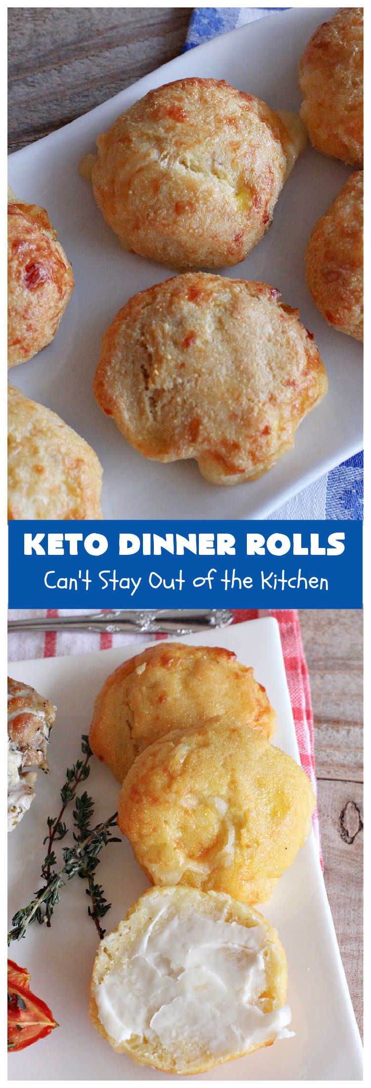 Keto Dinner Rolls | Can't Stay Out of the Kitchen