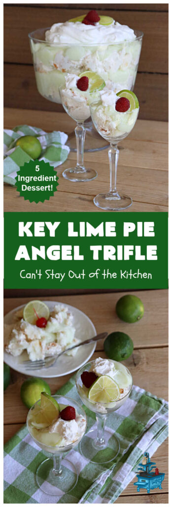 Key Lime Pie Angel Trifle | Can't Stay Out of the Kitchen
