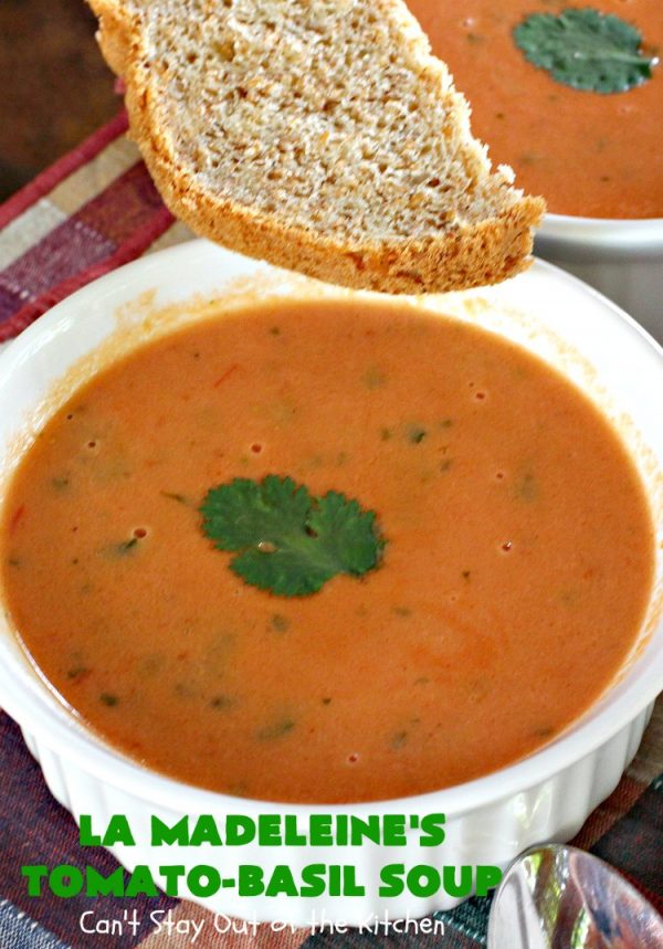 La Madeleine’s TomatoBasil Soup Can't Stay Out of the Kitchen