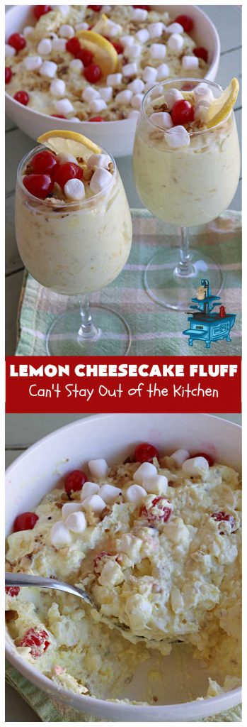 Lemon Cheesecake Fluff | Can't Stay Out of the Kitchen