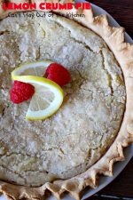 Lemon Crumb Pie – Can't Stay Out of the Kitchen