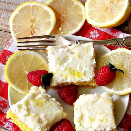 Lemon Sheet Cake | Can't Stay Out of the Kitchen