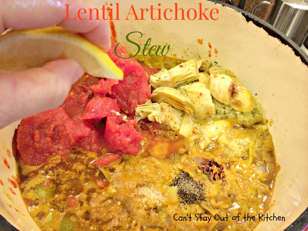Lentil Artichoke Stew IMG_8979.jpg Can't Stay Out of the Kitchen