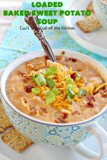 Loaded Baked Sweet Potato Soup – Can't Stay Out of the Kitchen