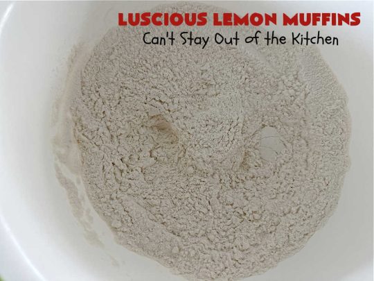 Luscious Lemon Muffins | Can't Stay Out of the Kitchen | these scrumptious #muffins are filled with #lemon flavor by using #LemonJuice & #LemonZest. They're sprinkled with a delicious #cinnamon-sugar topping that makes the #muffins irresistible. Great sweet treat for a weekend, company or #holiday #brunch or #breakfast or #tailgating parties. #HolidayBreakfast #LusciousLemonMuffins #LemonMuffins