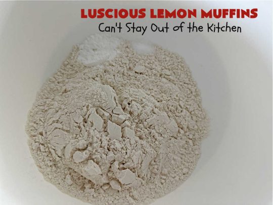 Luscious Lemon Muffins | Can't Stay Out of the Kitchen | these scrumptious #muffins are filled with #lemon flavor by using #LemonJuice & #LemonZest. They're sprinkled with a delicious #cinnamon-sugar topping that makes the #muffins irresistible. Great sweet treat for a weekend, company or #holiday #brunch or #breakfast or #tailgating parties. #HolidayBreakfast #LusciousLemonMuffins #LemonMuffins