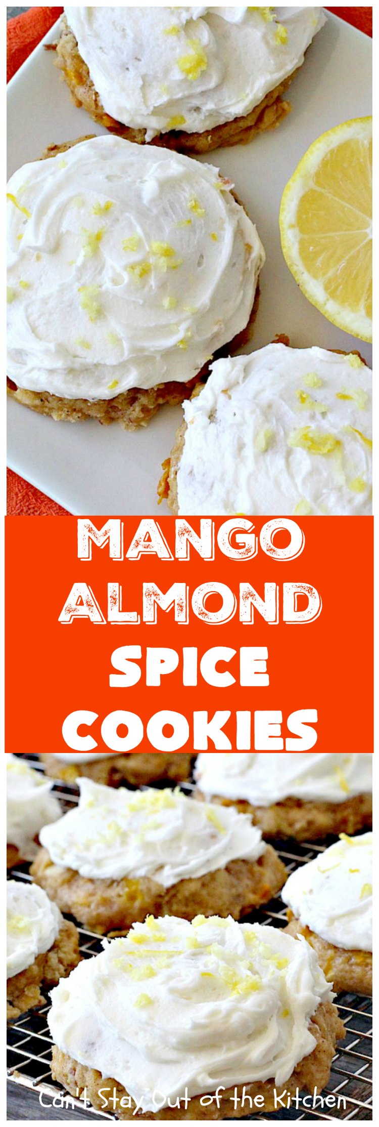 Mango Almond Spice Cookies | Can't Stay Out of the KitchenMango Almond Spice Cookies | Can't Stay Out of the Kitchen
