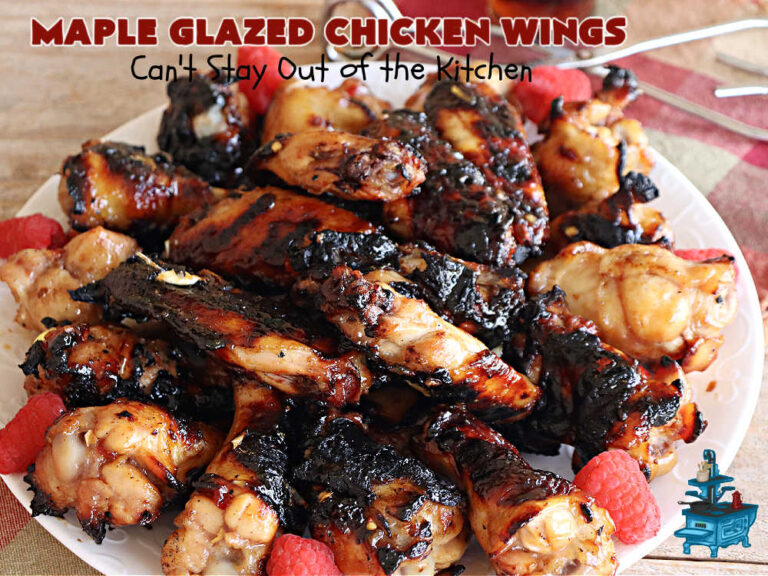 Maple Glazed Chicken Wings Can't Stay Out of the Kitchen