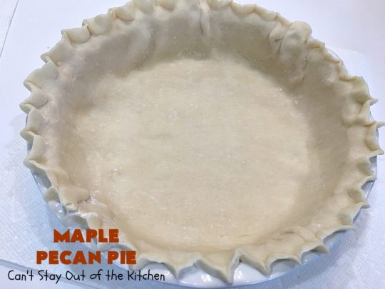 Maple Pecan Pie | Can't Stay Out of the Kitchen | this #PecanPie is dynamite! It's made with #MapleSyrup instead of corn syrup. It's rich, heavenly and so very decadent. Enjoy this #pie for #Christmas, other #holidays or your next special occasion. #dessert #PecanDessert #MaplePecanPie