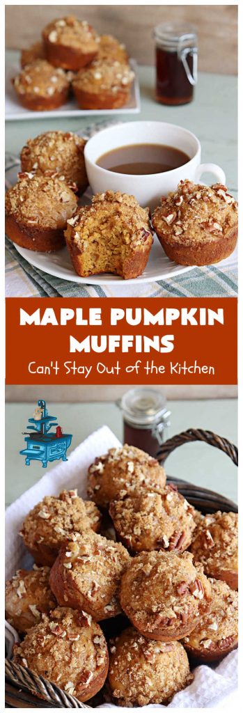 Maple Pumpkin Muffins | Can't Stay Out of the Kitchen