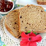Maple Raisin Fig Bread | Can't Stay Out of the Kitchen | This delicious home-baked #bread is absolutely wonderful. It's made with #raisins, dried #figs & #maple flavoring. It's incredibly easy since it's made in the #Breadmaker! Terrific for #breakfast or as a dinner bread. #HomemadeBread #MapleRaisinFigBread #BreadmakerBread