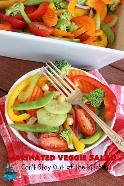 Marinated Veggie Salad Can T Stay Out Of The Kitchen