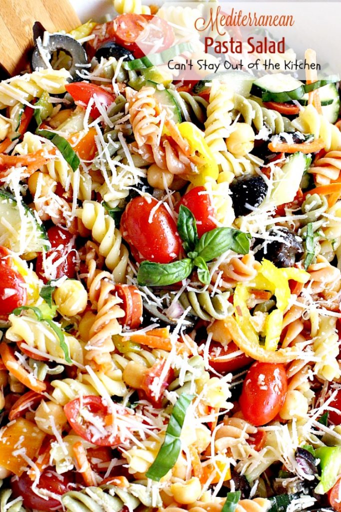 Mediterranean Pasta Salad Can't Stay Out of the Kitchen