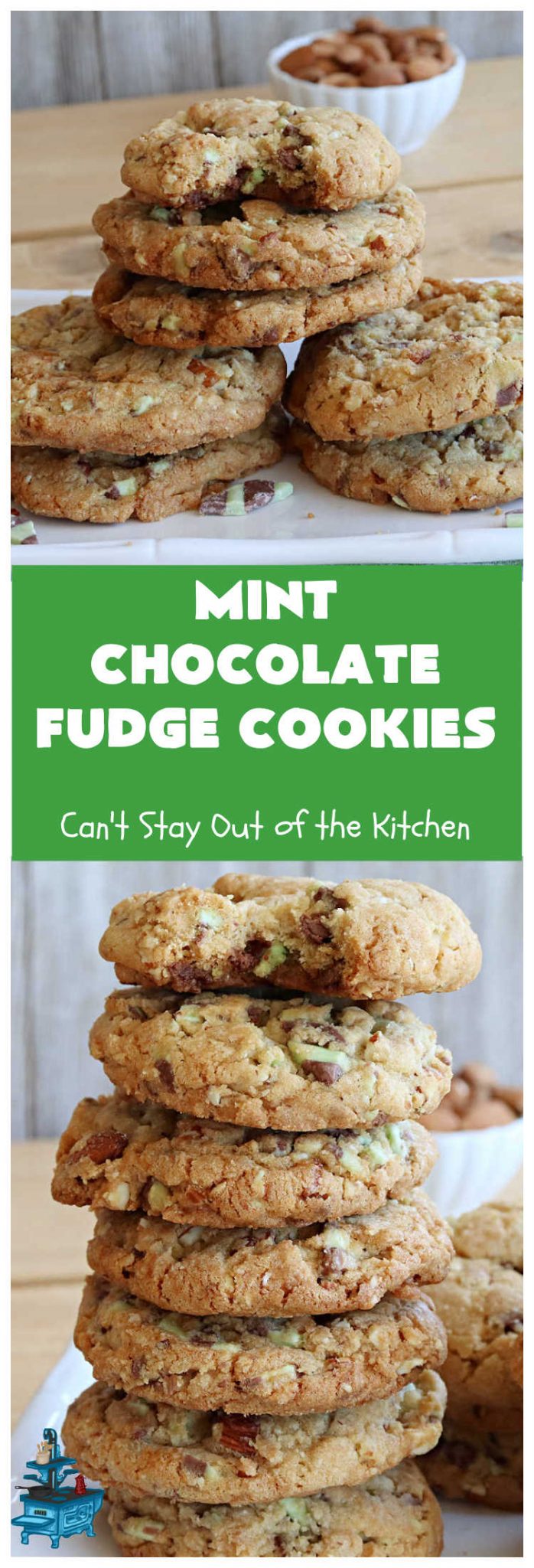 Mint Chocolate Fudge Cookies – Can't Stay Out of the Kitchen