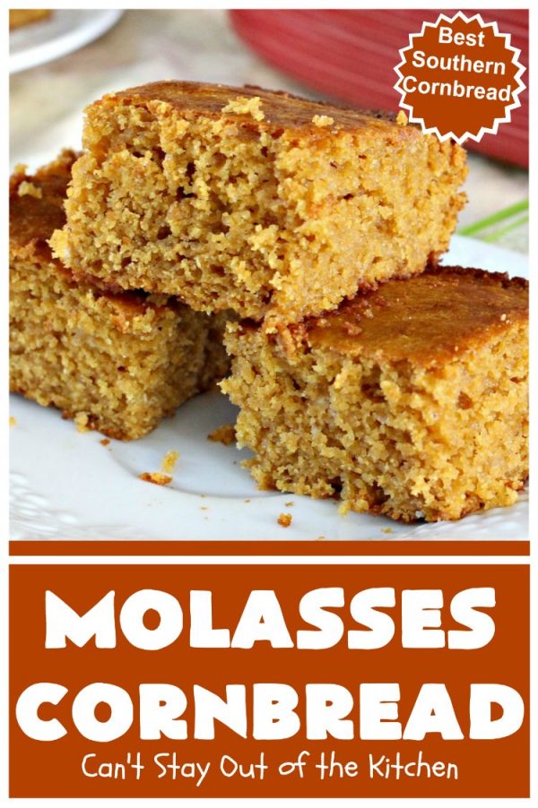 Molasses Cornbread Can't Stay Out of the Kitchen