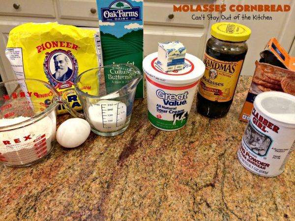 Molasses Cornbread – Can't Stay Out of the Kitchen