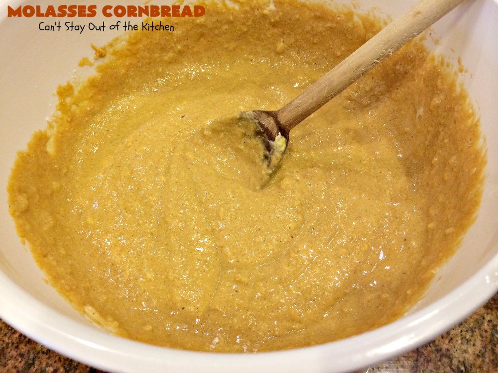 Molasses Cornbread Can't Stay Out of the Kitchen