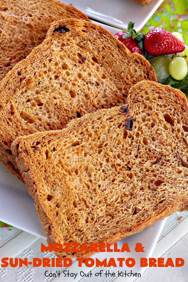 Mozzarella and SunDried Tomato Bread Can't Stay Out of the Kitchen