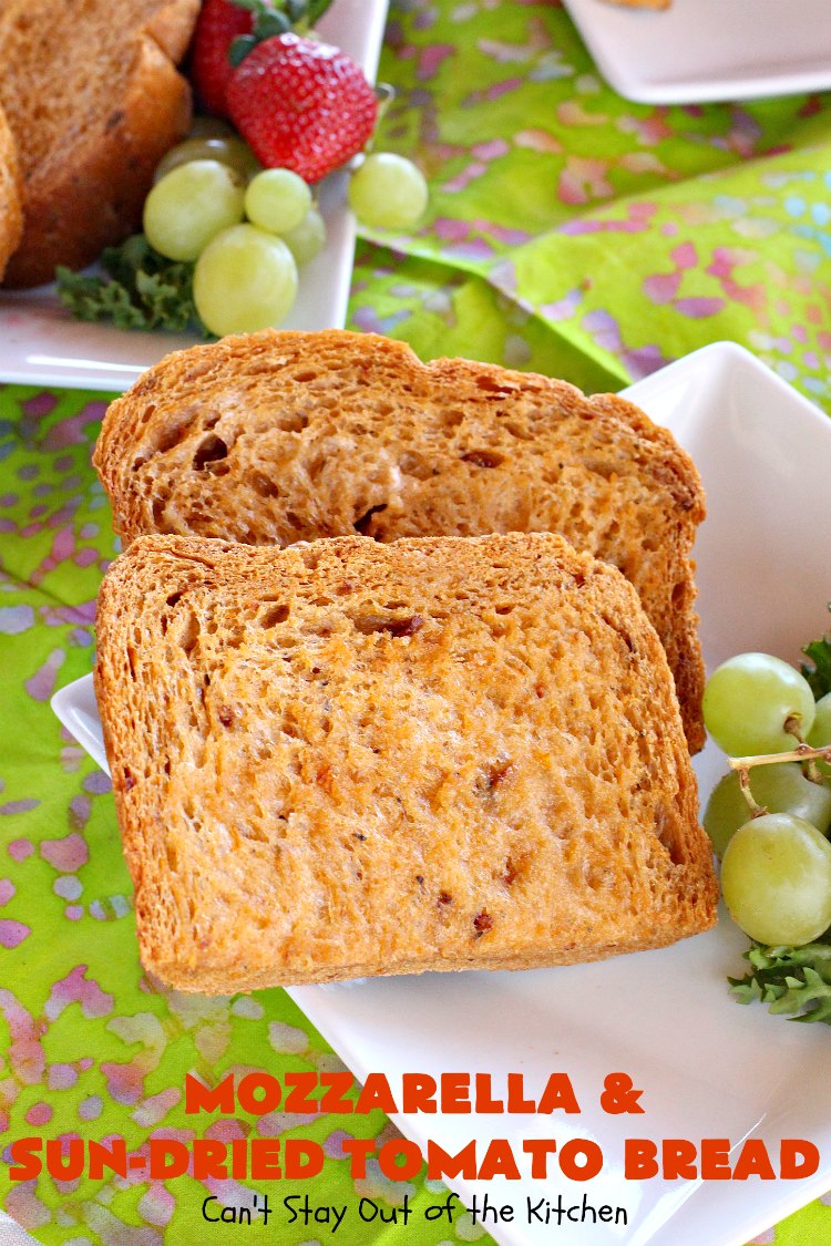 Mozzarella and SunDried Tomato Bread Can't Stay Out of the Kitchen