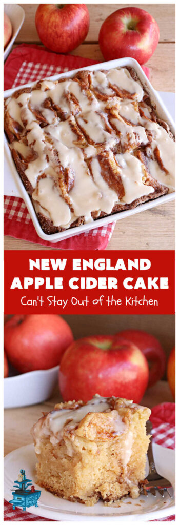 New England Apple Cider Cake | Can't Stay Out of the Kitchen