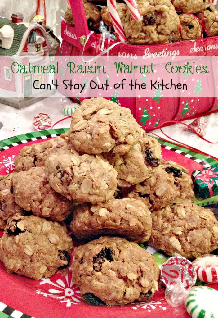 Oatmeal Raisin Walnut Cookies Recipe Pix 18 144 Can't Stay Out of