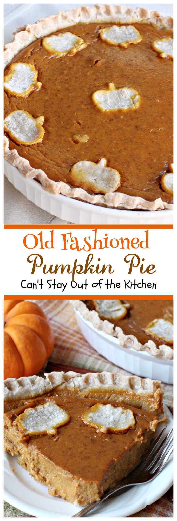 Old Fashioned Pumpkin Pie | Can't Stay Out of the Kitchen | the BEST #PumpkinPie ever! This vintage #BettyCrocker #recipe will have you drooling over every bite. Great for #Thanksgiving or #Christmas. #pie #dessert #pumpkin #PumpkinDessert #OldFashionedPumpkinPie