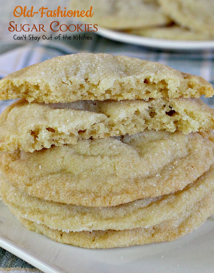 Old-Fashioned Sugar Cookies | Can't Stay Out of the Kitchen