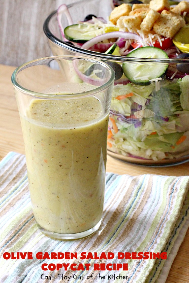 Olive Garden Salad Dressing Copycat Recipe – Can't Stay Out of the Kitchen