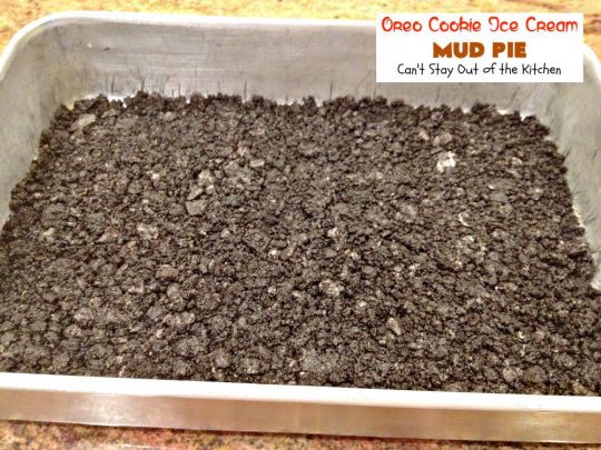 Oreo Cookie Ice Cream Mud Pie | Can't Stay Out of the Kitchen | this luscious #icecreampie is made with an #oreo crust, oreo #icecream and #Ghirardelli #chocolate bars. #dessert #pie