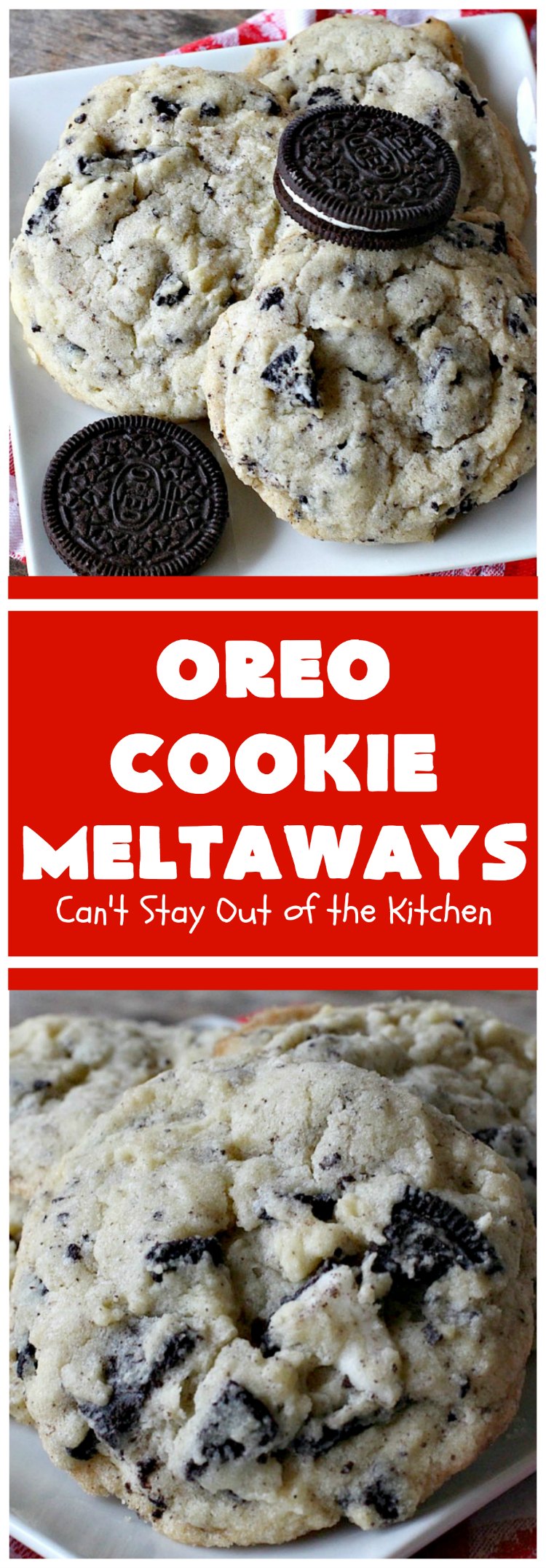 Oreo Cookie Meltaways | Can't Stay Out of the Kitchen
