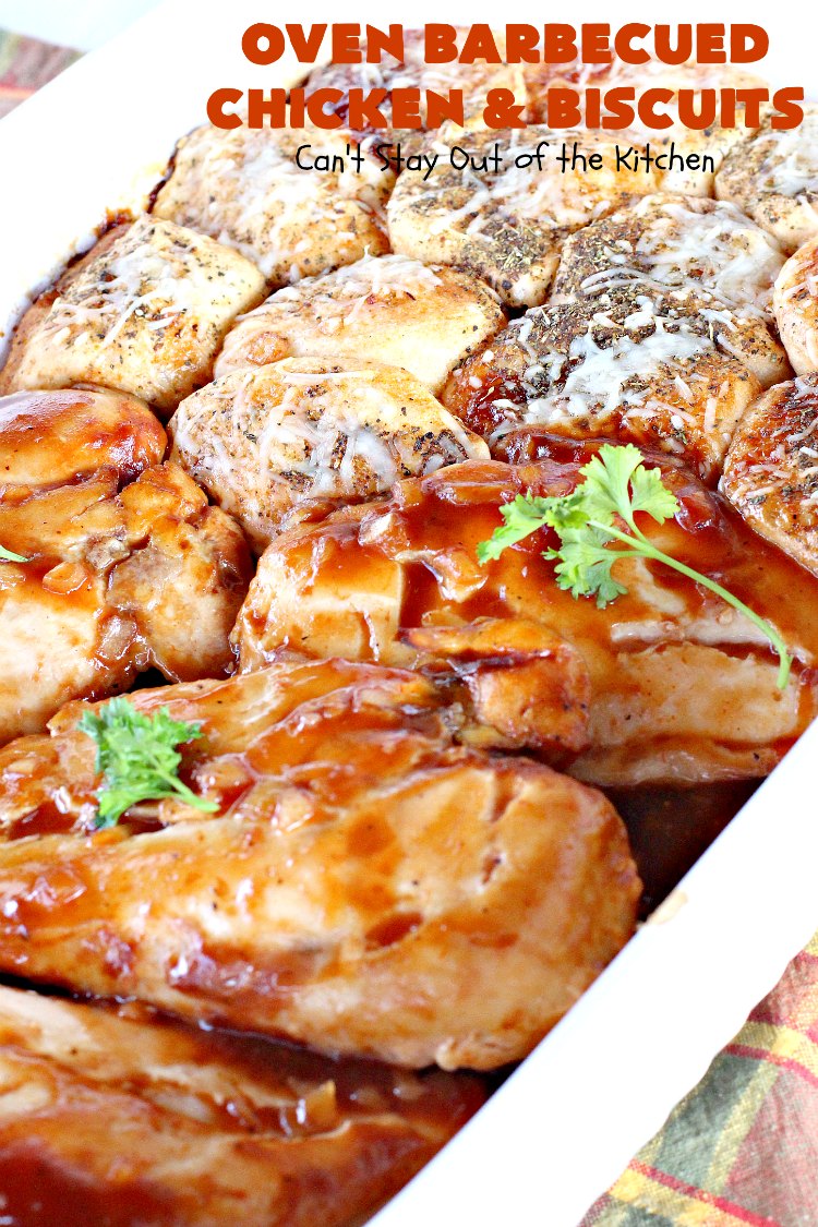 Oven Barbecued Chicken and Biscuits – IMG_1951 – Can't Stay Out of the ...