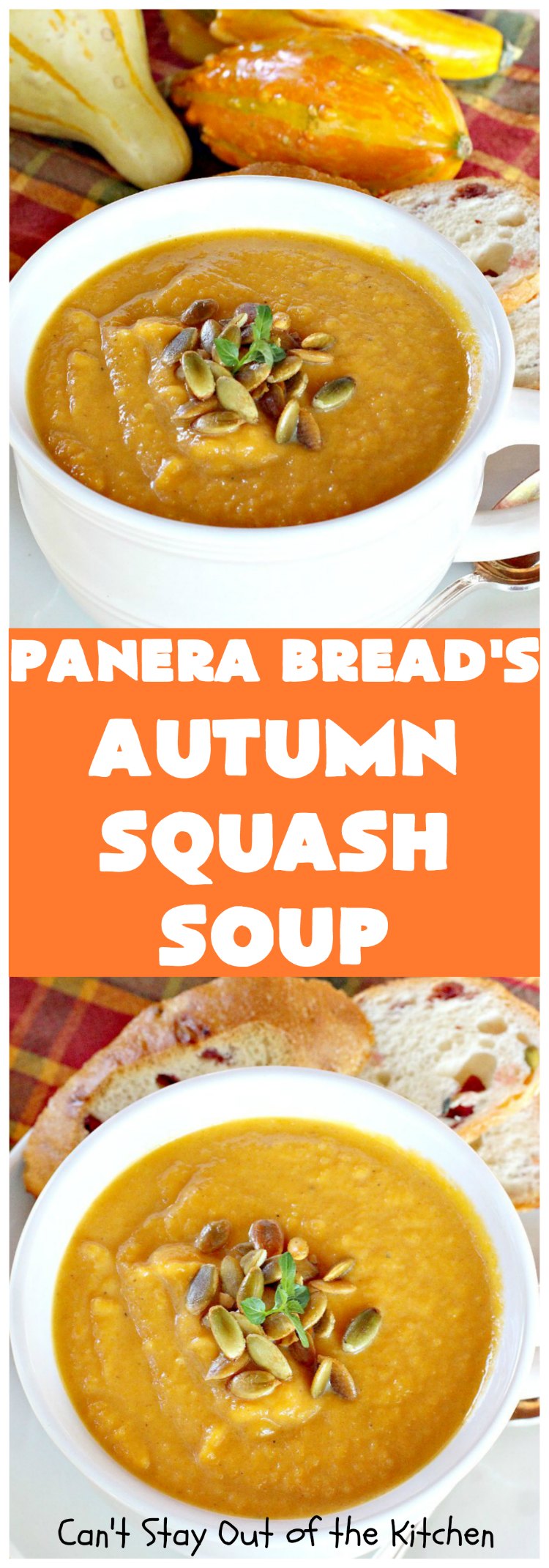 Panera Bread's Autumn Squash Soup | Can't Stay Out of the Kitchen