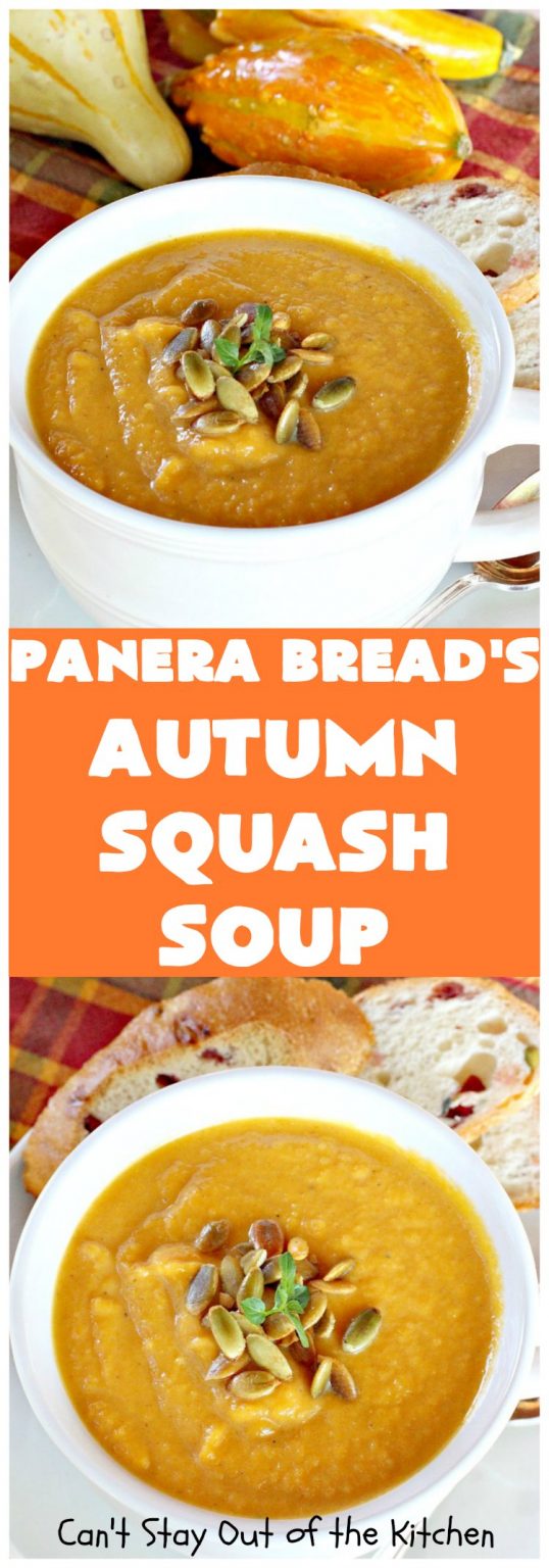 Panera Bread’s Autumn Squash Soup Can't Stay Out of the Kitchen