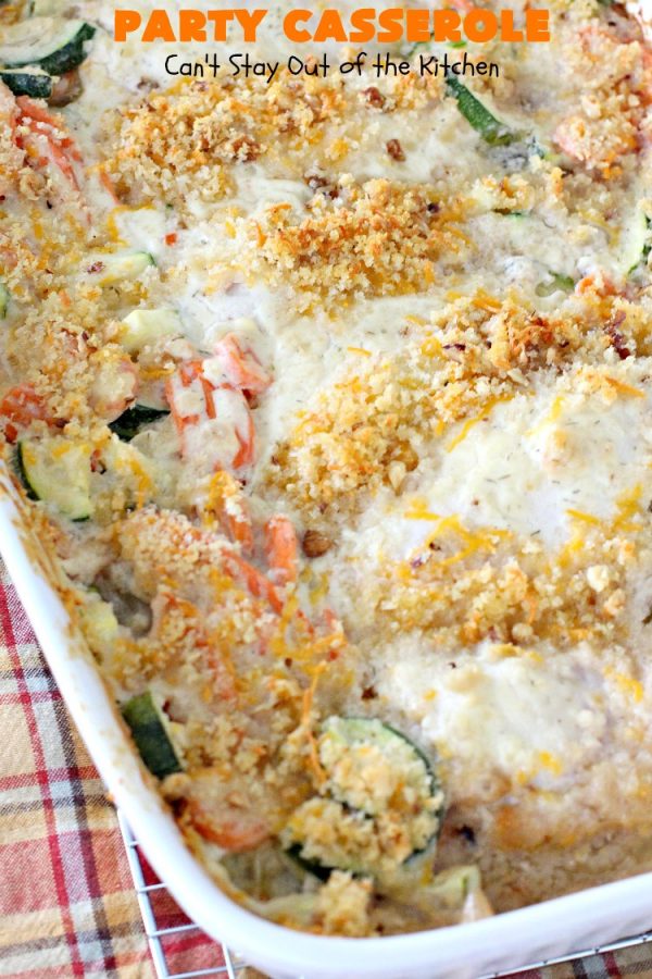Party Casserole Can't Stay Out of the Kitchen