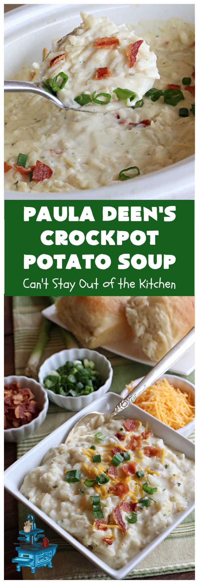 Paula Deen’s Crockpot Potato Soup – Can't Stay Out Of The Kitchen