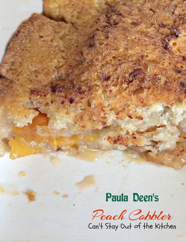 Paula Deen's Peach Cobbler - IMG_8925 - Can't Stay Out of the Kitchen