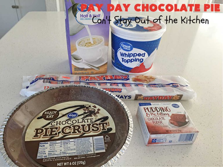 Pay Day Chocolate Pie – Can't Stay Out of the Kitchen