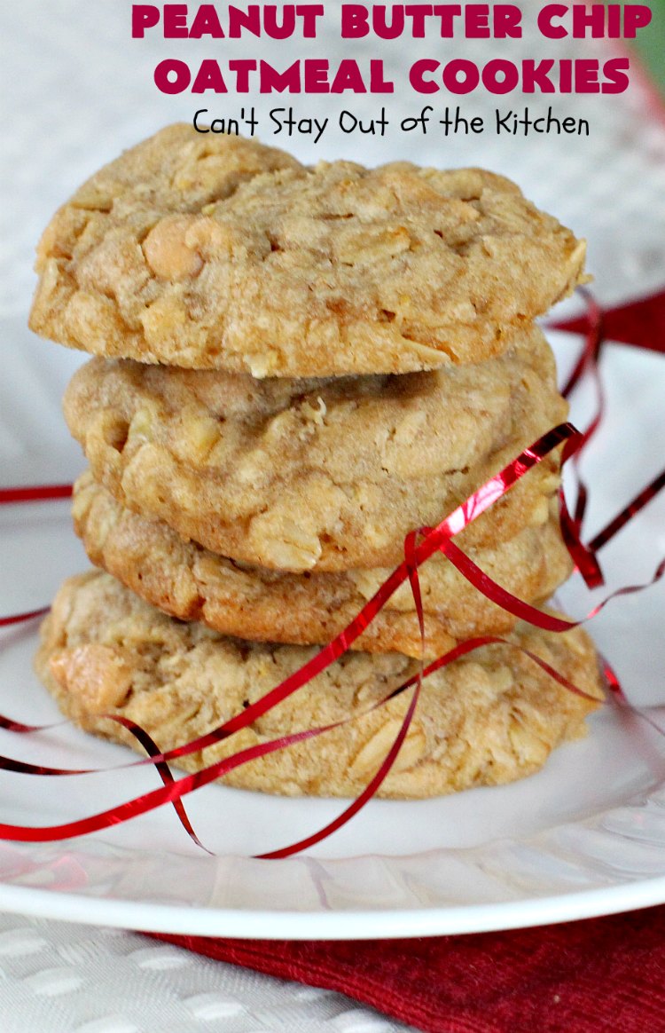 Peanut Butter Chip Oatmeal Cookies Can't Stay Out of the Kitchen