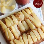 Pear Gingerbread Cake | Can't Stay Out of the Kitchen | this delightful Upside-Down #cake uses only 4 Ingredients (plus the #egg & water used by the #CakeMix.) It bakes up beautifully & is so easy you can whip it up for weeknight dinners. If you enjoy the taste of #pears & #gingerbread, this #dessert is mouthwatering & irresistible. #GingerbreadCakeMix #PearDessert #GingerbreadDessert #PearGingerbreadCake