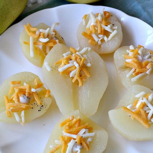 Pear Salad Halves | Can't Stay Out of the Kitchen