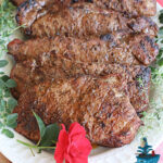 Peppered New York Strip Steaks | Can't Stay Out of the Kitchen | the next time you're #grilling #steaks, try them with this delicious #SteakRub. This easy, peasy #recipe can be ready for the #grill in about 5 minutes! Great for weeknight dinners. #beef #RibEyes #NewYorkStripSteaks #GlutenFree #healthy #PepperedNewYorkStripSteaks