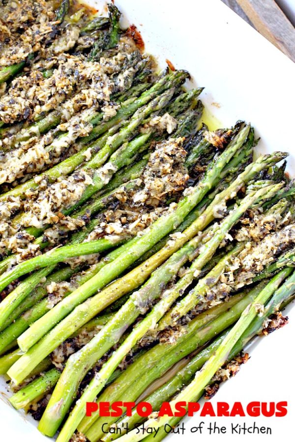 Pesto Asparagus Can't Stay Out of the Kitchen